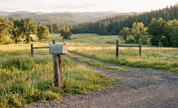 How to Get an Address, Mail, and Internet on Rural Land
